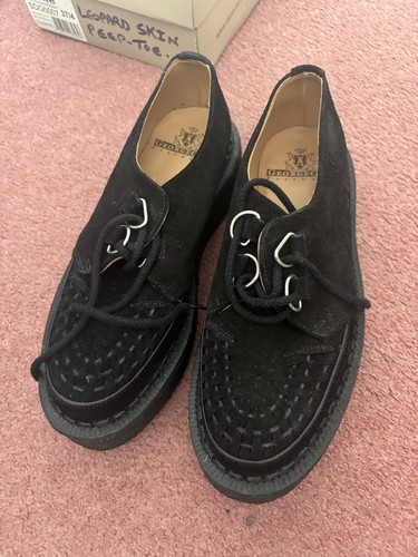 Black suede george cox - black,