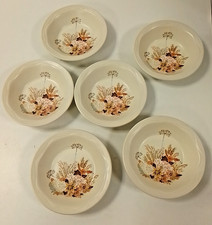 Poole England "Summer Glory" Cereal Bowls X 6