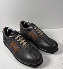 Camper Pelotas Trainers Mens UK 8 EU42 Grey Leather Tan Suede Sneakers 87 Balls