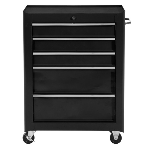 Homcom drawer lockable - 5-drawer, steel