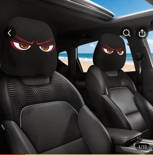Novelty headrest covers pair - novelty,