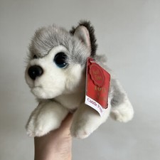 Keel Toys Signature Cuddle Puppies Husky Dog Soft Toy Cuddly Plush 10” USED