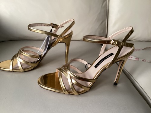 Zara gold faux leather - zara,