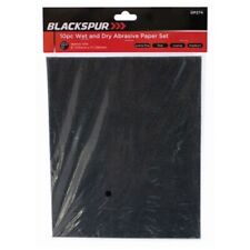 10pk Wet And Dry Abrasive Paper Assorted Grits Extra Fine Medium Coarse 9" x 11"