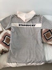 STARBUCKS towel changing gown robe, hooded beach poncho, brand new