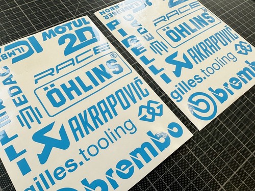 Sticker set pieces race - sticker,