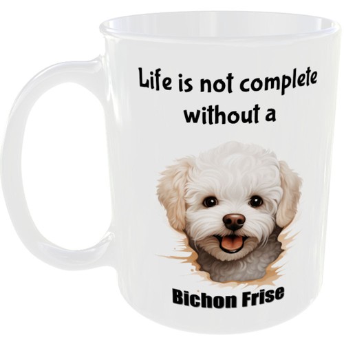 Bichon frise mug funny dog - frise,