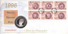 1996 coin cover Post Office Strike Prince Charles proof medal; Coincraft free pp