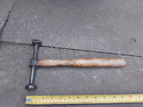 Vintage plannishing hammer - plannishing,