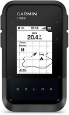 Garmin eTrex Solar, Solar Powered Outdoor GPS Handheld, GPS Device for Hiking