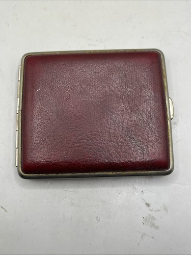 Vintage cigarette case red - vintage,
