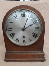 ANTIQUE HAC WESTMINSTER CHIME BRACKET CLOCK FOR SPARES OR REPAIR