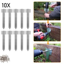 10Pcs Railway Sleeper Brackets