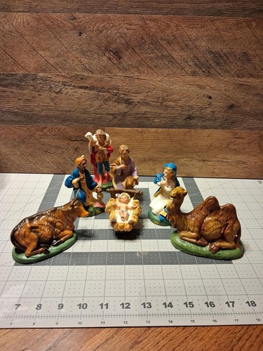 Vintage christmas nativity - vintage,