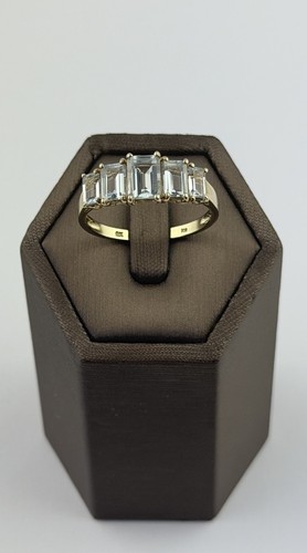 Aquamarine 9ct gold - gold,