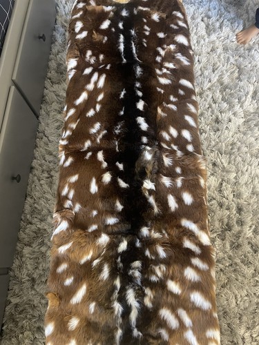 Reindeer hide fur - (faux),