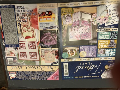 Tattered lace craft magazines - tattered,