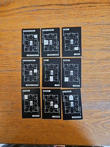 Vintage cluedo game spares 9 - cluedo,