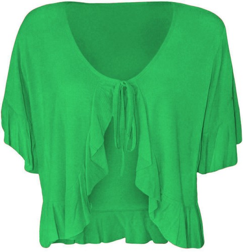 Womens frill tie front - frill, plus