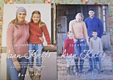 2 x Hayfield Aran Knitting