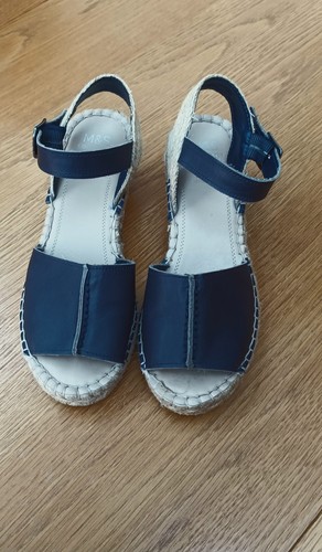 Ladies navy leather - navy,