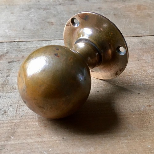 Single brass antique door - brass,