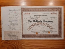 US: Baldwin Co., 1927, com