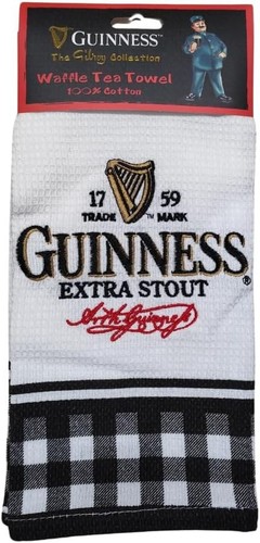 Guinness embroidered waffle - guinness,