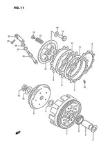 Suzuki Genuine Spring RMX50 K1 T V W X Y Clutch Engine 09440-15008-000