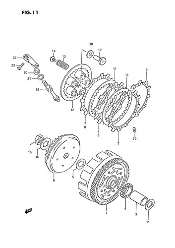 Suzuki genuine spring rmx50 - suzuki,