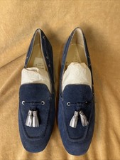 Ivanka Trump Blue Suede Shoes