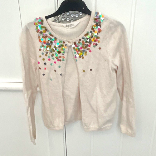 Girls cream knit cotton - cream,