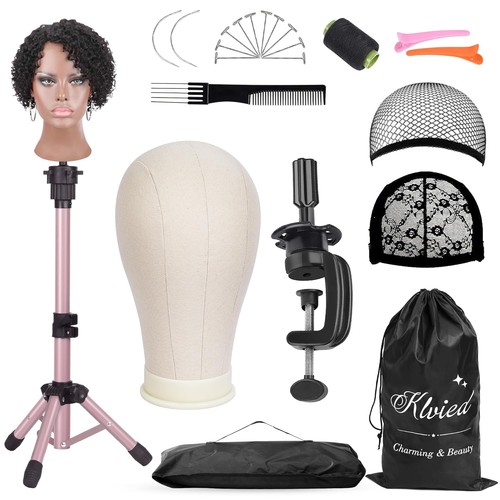 Wig mannequin stand with head - mannequin,