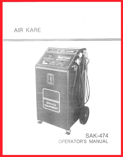 Operator instruction manual - instruction,