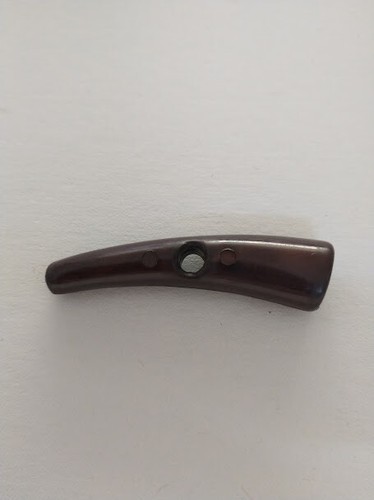 Dark brown 55mm horn shaped - dark,