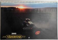 Vaderstad Agricultural Equipment Calendar 2003