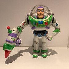 Toy Story Buzz Lightyear Laser Blastin Talking Action Figure Hasbro 2001 rare