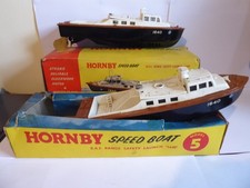 2 x Hornby Vintage Clockwork Speed Boats No 5 RAF Safety Launch 1640