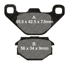 Pair pads ebc fa173 - pair, of
