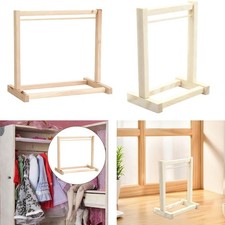 Wood Doll Garment Rack Baby Shower Wardrobe Furniture Accessories Lovers