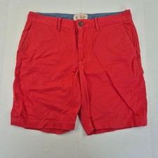 ORIGINAL PENGUIN Chino Shorts 34 Red Men's Cotton Casual Summer