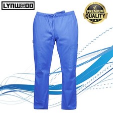 Unisex Medical Scrubs Uniform Set Doctors Nurses Tunic & Trouser Hospital Scrubs