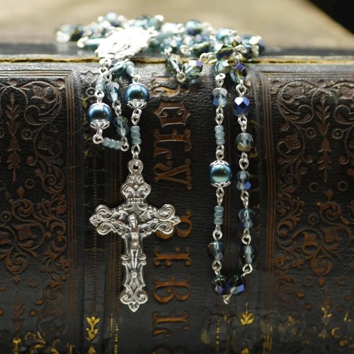Handmade catholic chain rosary - chain,