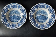 Enoch Wedgewood Royal Homes Of Britain Windsor Castle Bowls X2