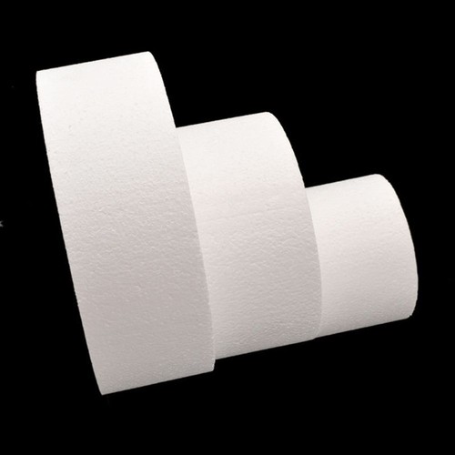 Round styrofoam foam cake - foam,