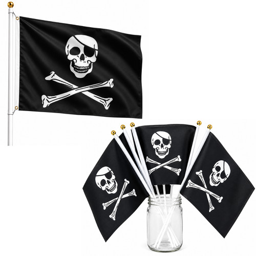 Pirate flag large - 3ft, /
