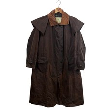 Barbour Vintage Country Stockman Backhouse Riding Long Jacket Coat Size C 36