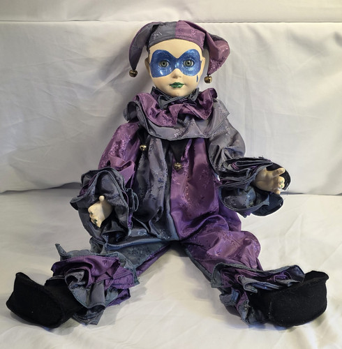 23in jester figure purple - jester,