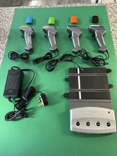 Scalextric 4 car digital power base power supply with 4 digital controllers 