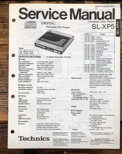 Technics xp5 player - sl-xp5,
